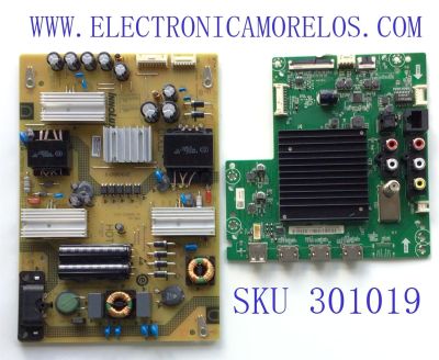 KIT DE TARJETAS PARA TV VIZIO / MAIN 6M03M0004500R / TD.MT5691.U761 / FUENTE P500D104DB / SHG5004B-247E / PANEL V500DJ6-D03 REV.CB / MODELO V505-H19